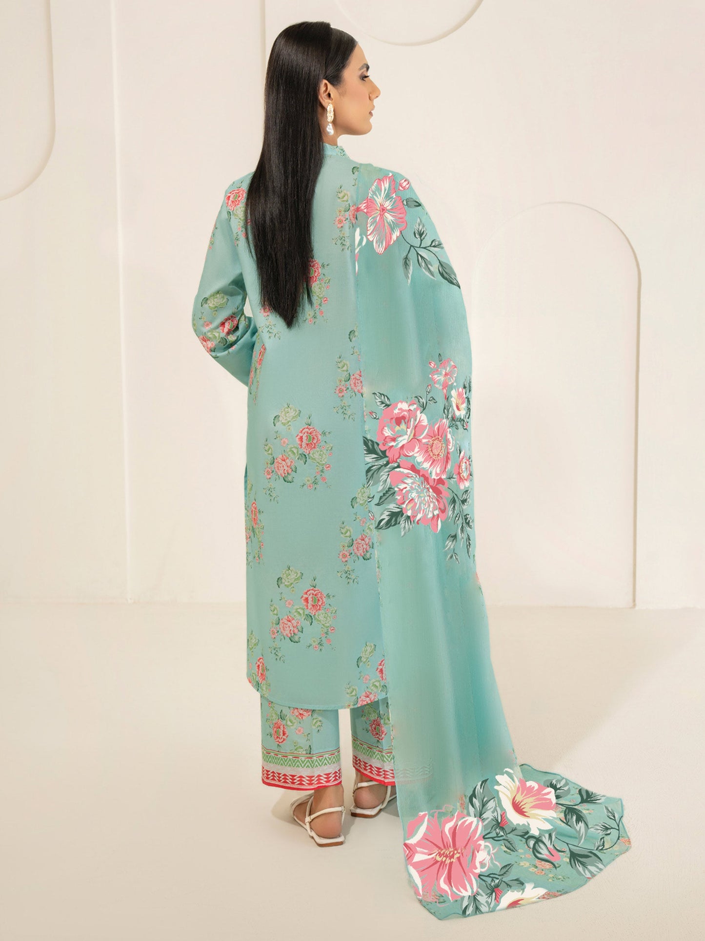 3 Piece Lawn Suit-Printed (Unstitched)
