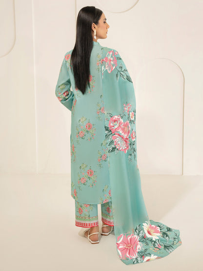 3 Piece Lawn Suit-Printed (Unstitched)