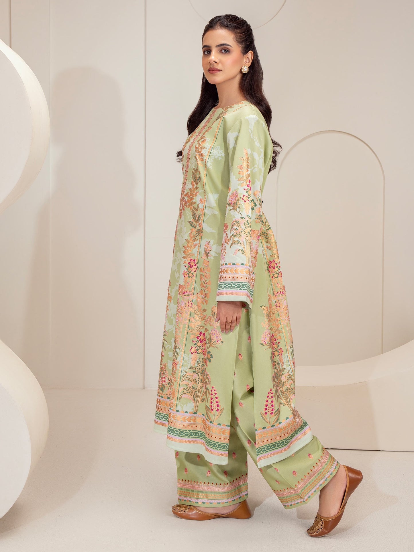 2 Piece Lawn Suit-Paste Print (Unstitched)