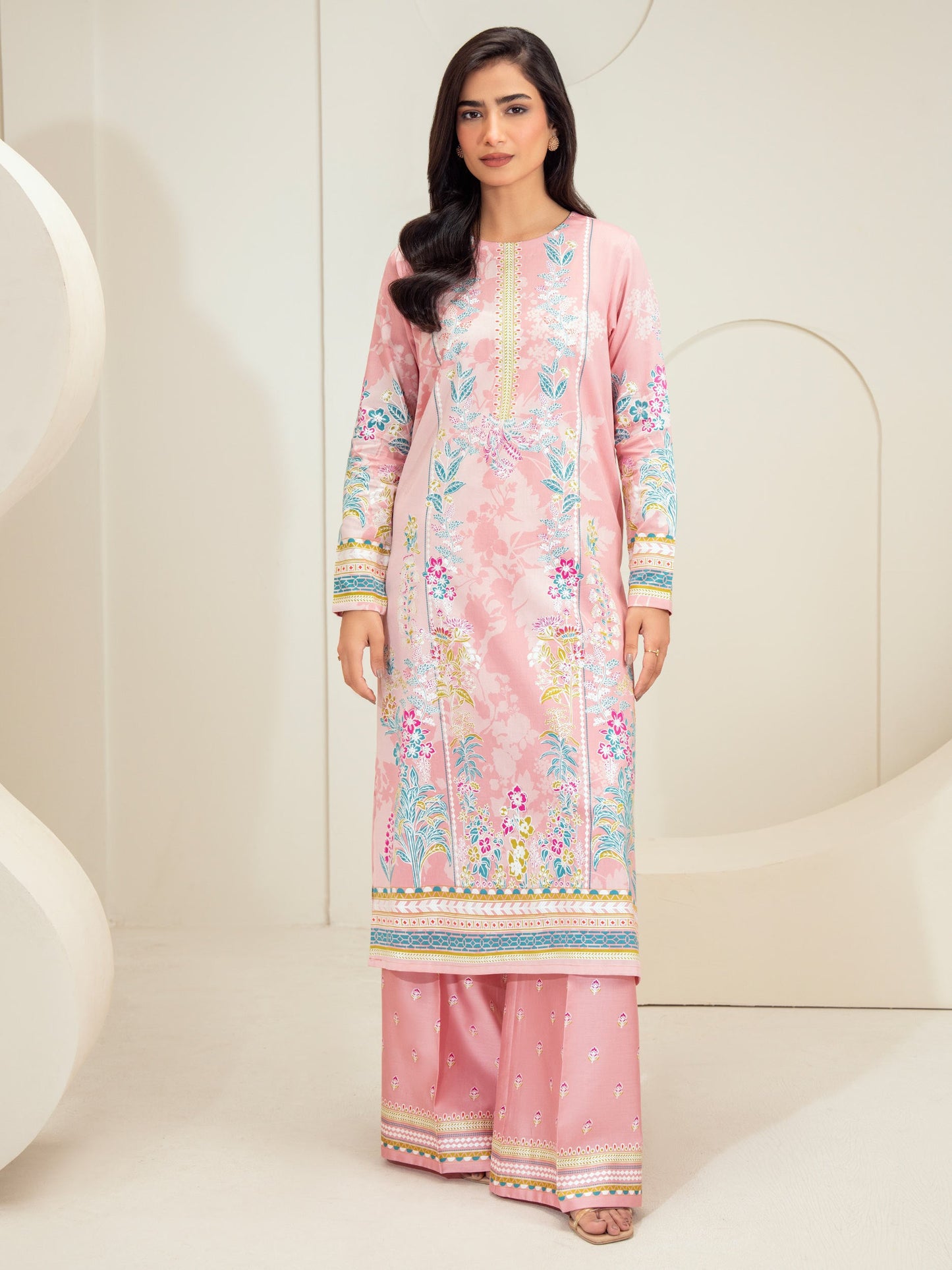 2 Piece Lawn Suit-Paste Print (Unstitched)