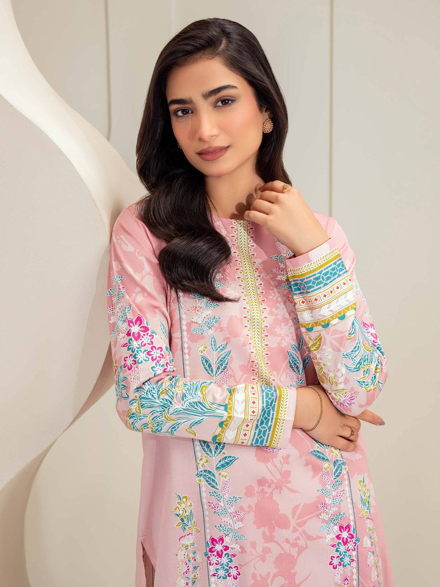 2 Piece Lawn Suit-Paste Print (Unstitched)