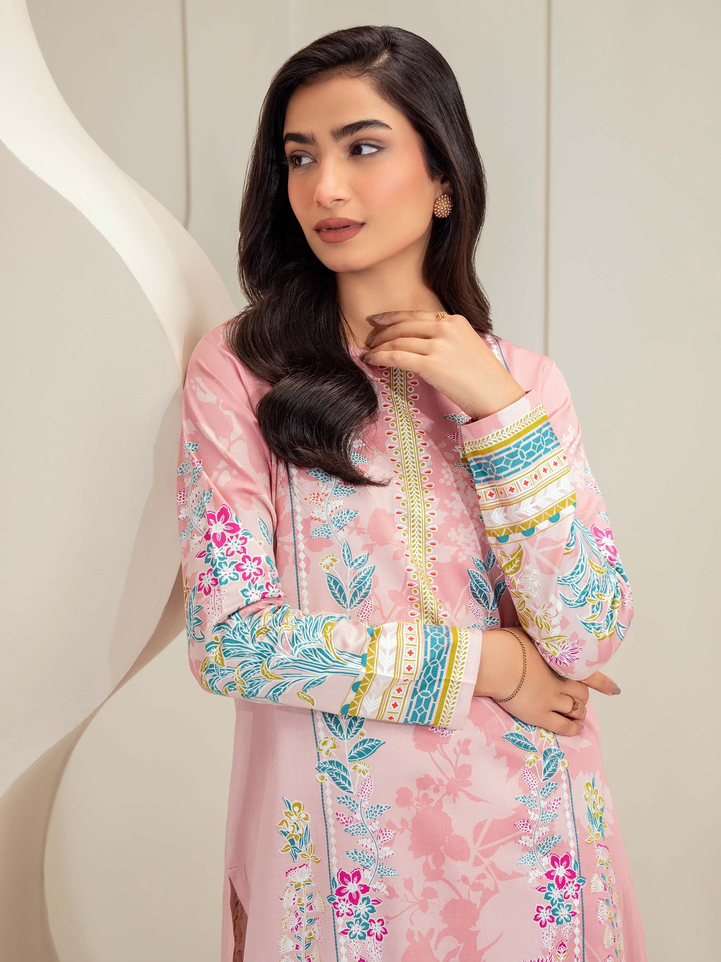 2 Piece Lawn Suit-Paste Print (Unstitched)