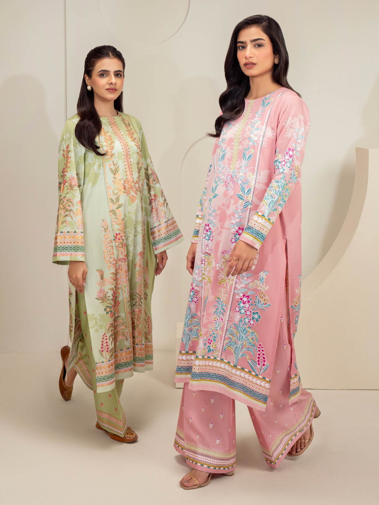 2 Piece Lawn Suit-Paste Print (Unstitched)