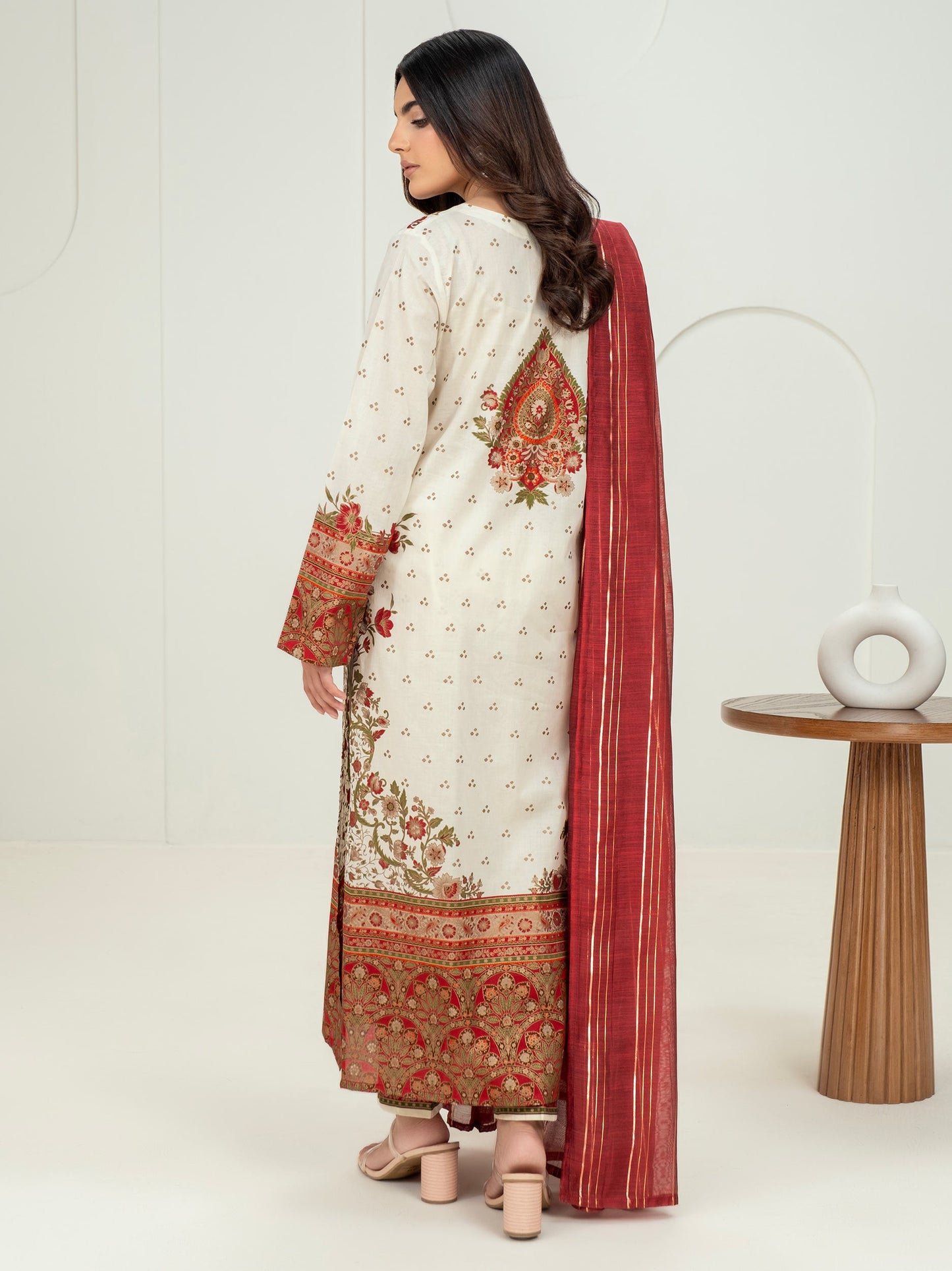 3 Piece Lawn Suit-Paste Print (Unstitched)