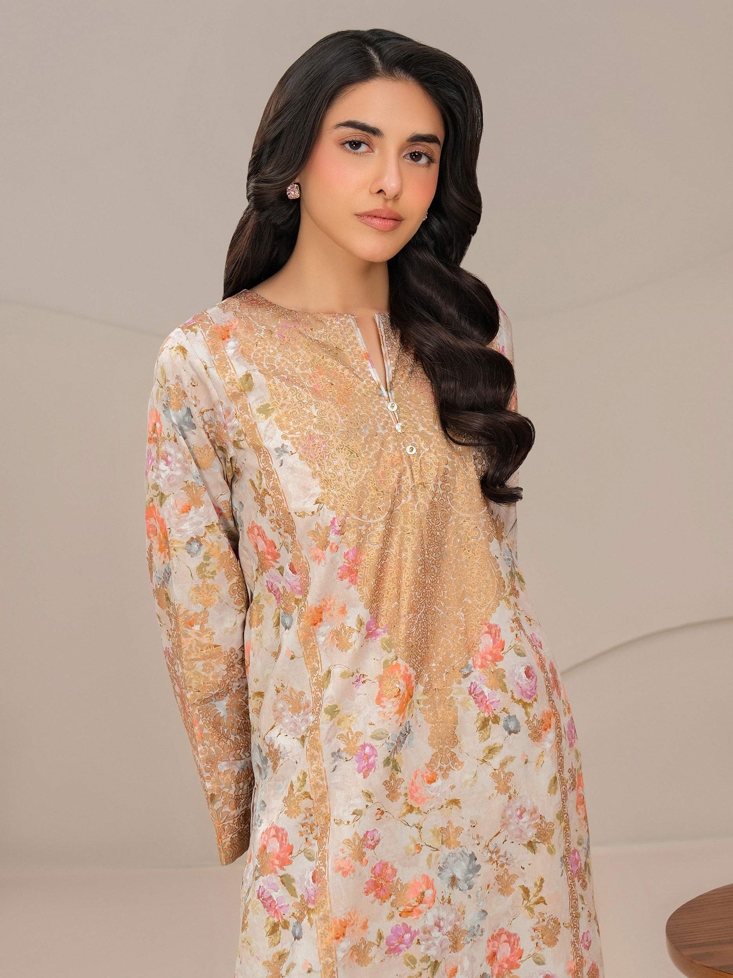 2 Piece Lawn Suit-Paste Print (Unstitched)