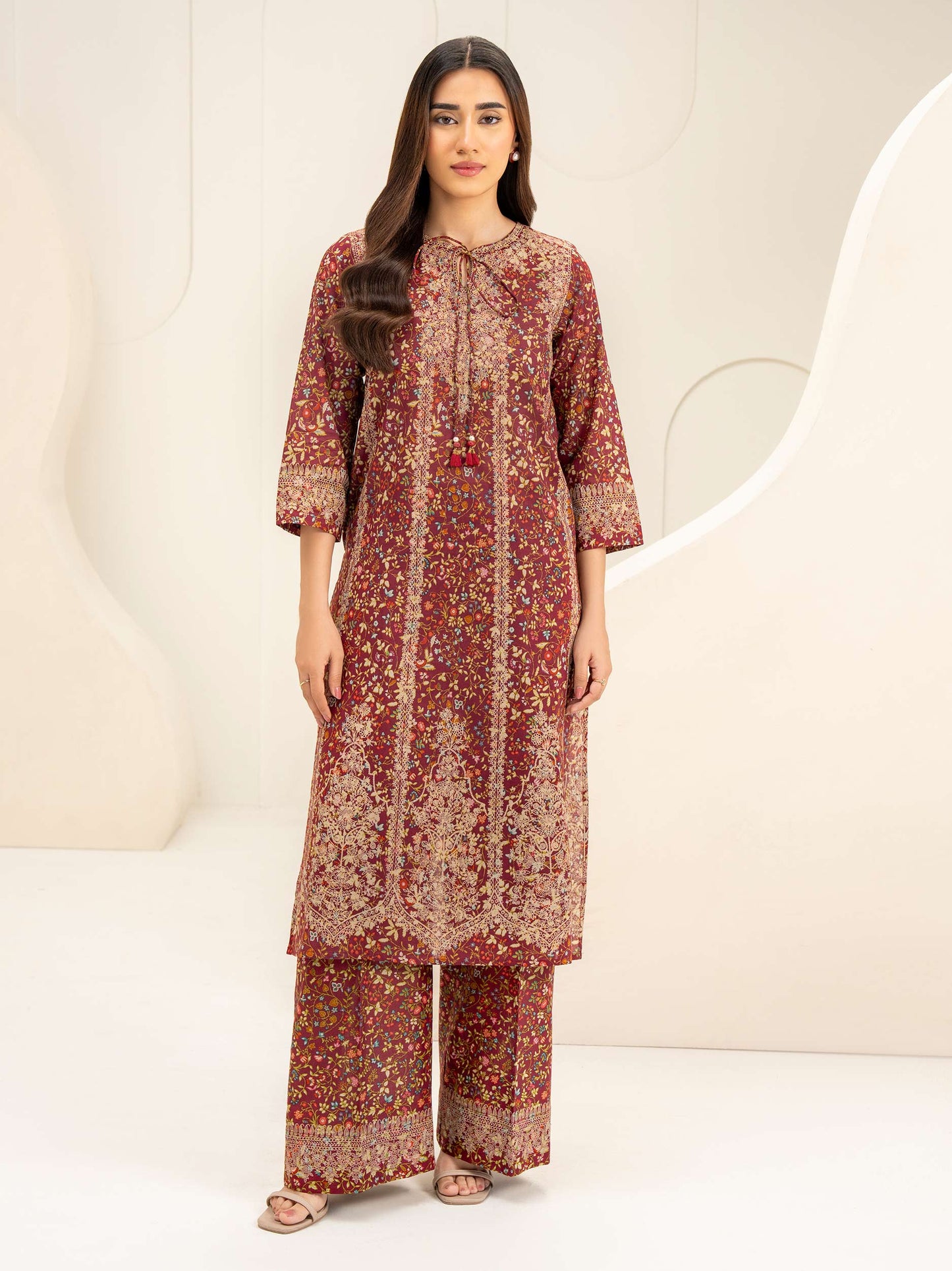 2 Piece Lawn Suit-Paste Print (Unstitched)