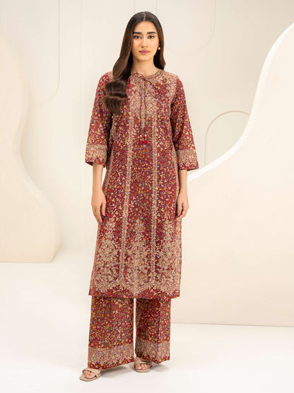 2 Piece Lawn Suit-Paste Print (Unstitched)