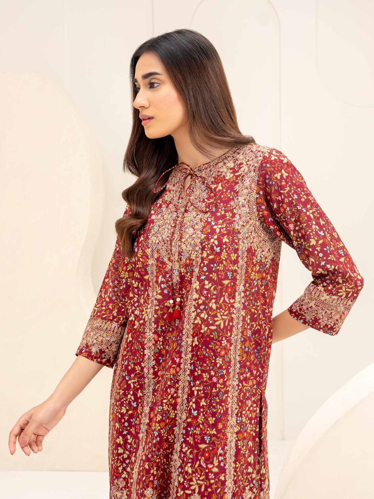 2 Piece Lawn Suit-Paste Print (Unstitched)
