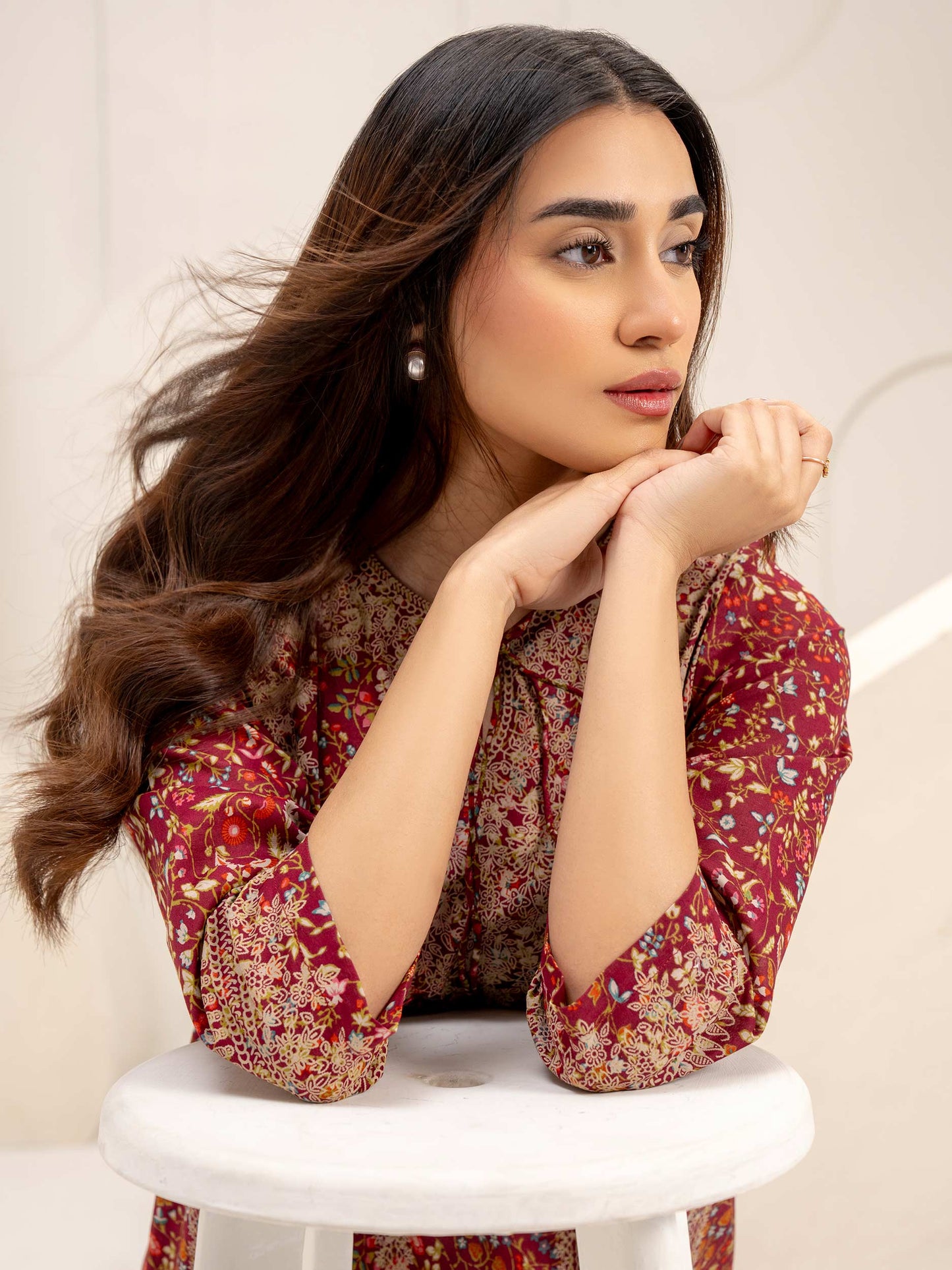 2 Piece Lawn Suit-Paste Print (Unstitched)