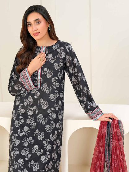 3 Piece Lawn Suit-Printed (Unstitched)