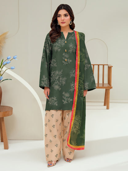 3 Piece Lawn Suit-Paste Print (Unstitched)