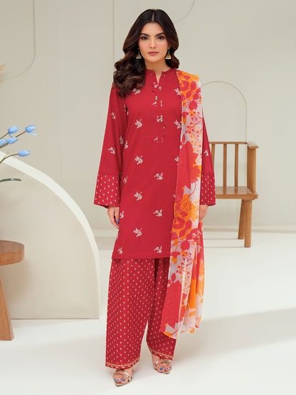 3 Piece Lawn Suit-Printed (Unstitched)