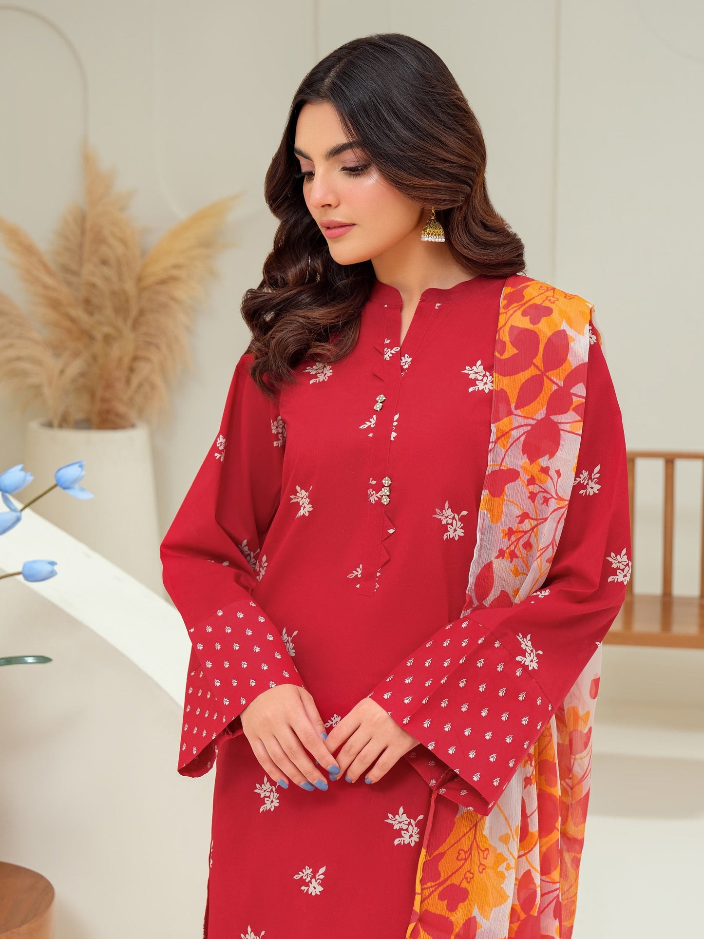 3 Piece Lawn Suit-Printed (Unstitched)