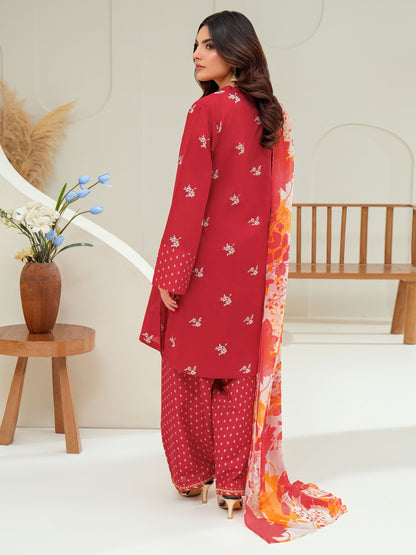 3 Piece Lawn Suit-Printed (Unstitched)