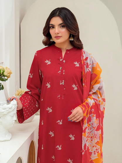 3 Piece Lawn Suit-Printed (Unstitched)
