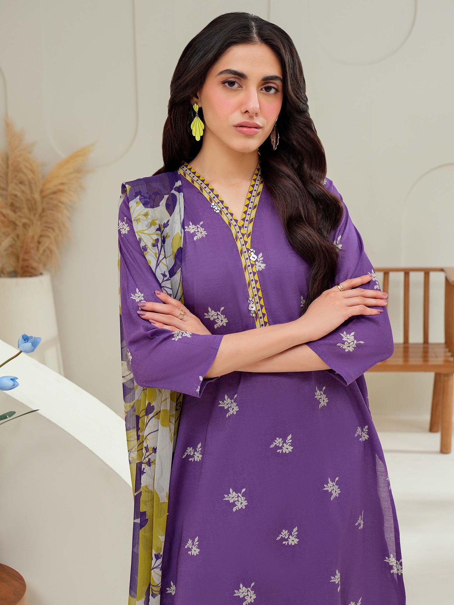 3 Piece Lawn Suit-Printed (Unstitched)