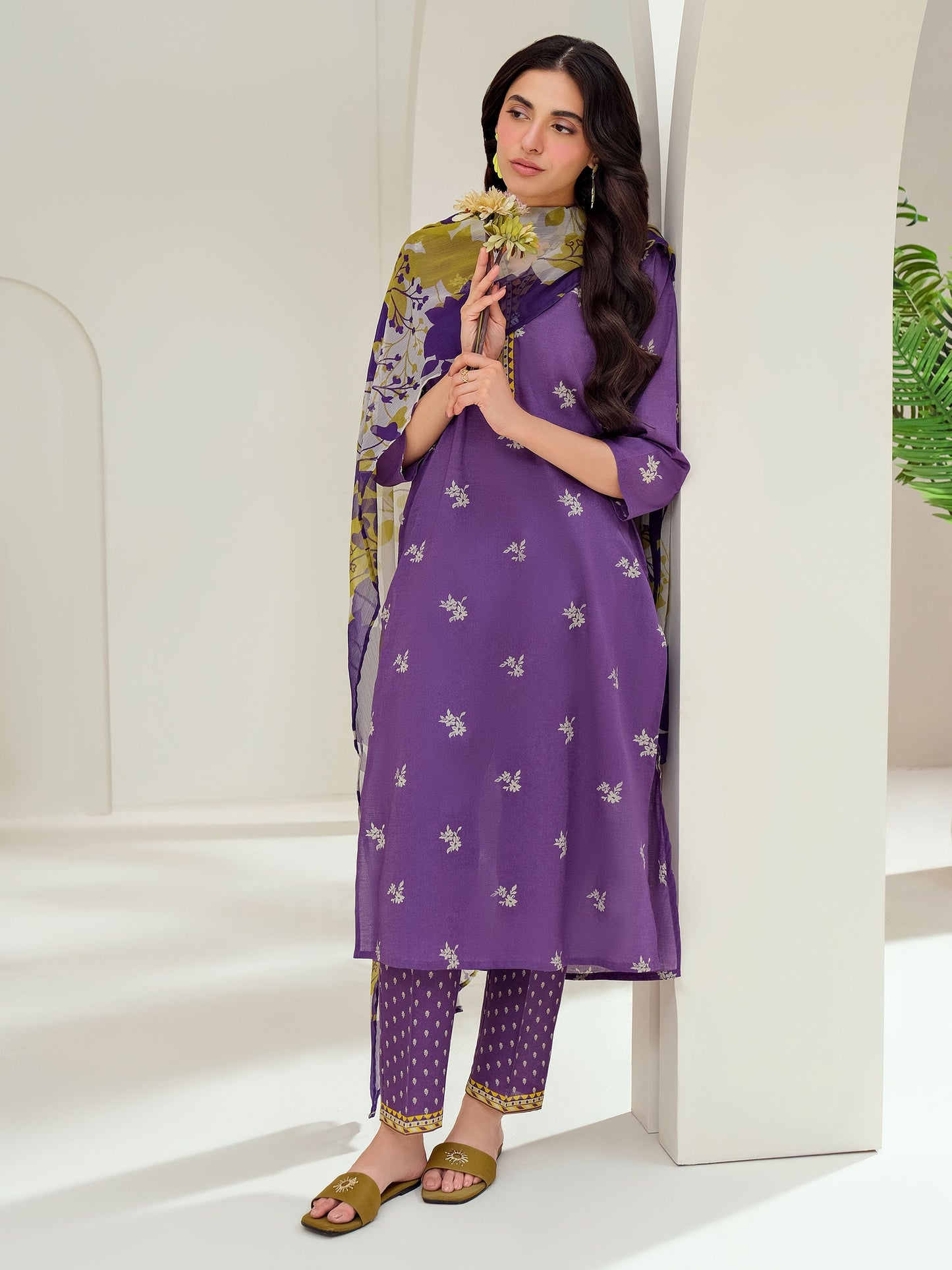 3 Piece Lawn Suit-Printed (Unstitched)