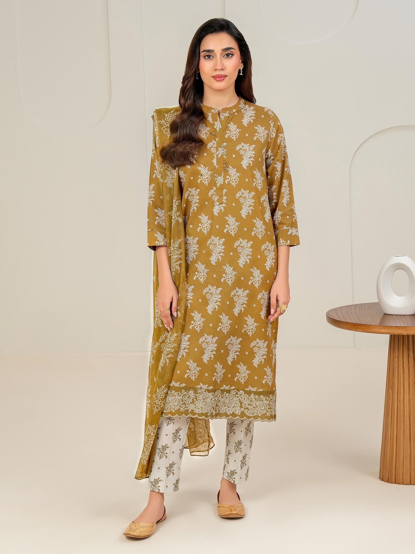 3 Piece Lawn Suit-Printed (Unstitched)