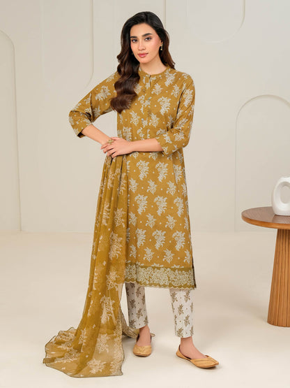 3 Piece Lawn Suit-Printed (Unstitched)