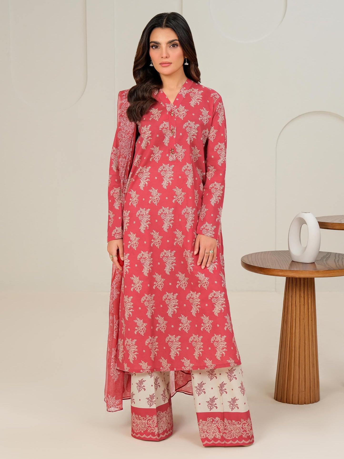 3 Piece Lawn Suit-Printed (Unstitched)
