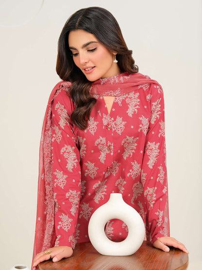 3 Piece Lawn Suit-Printed (Unstitched)
