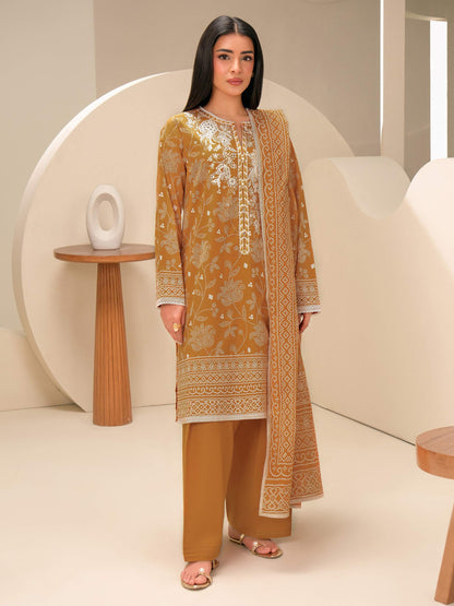 3 Piece Lawn Suit-Embroidered (Unstitched)