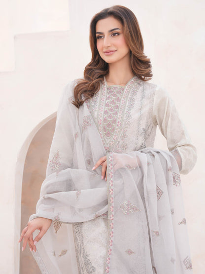 3 Piece Lawn Suit-Embroidered (Unstitched)