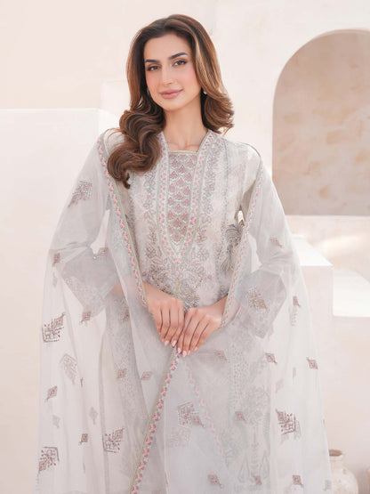 3 Piece Lawn Suit-Embroidered (Unstitched)