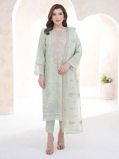 3 Piece Lawn Suit-Embroidered (Unstitched)