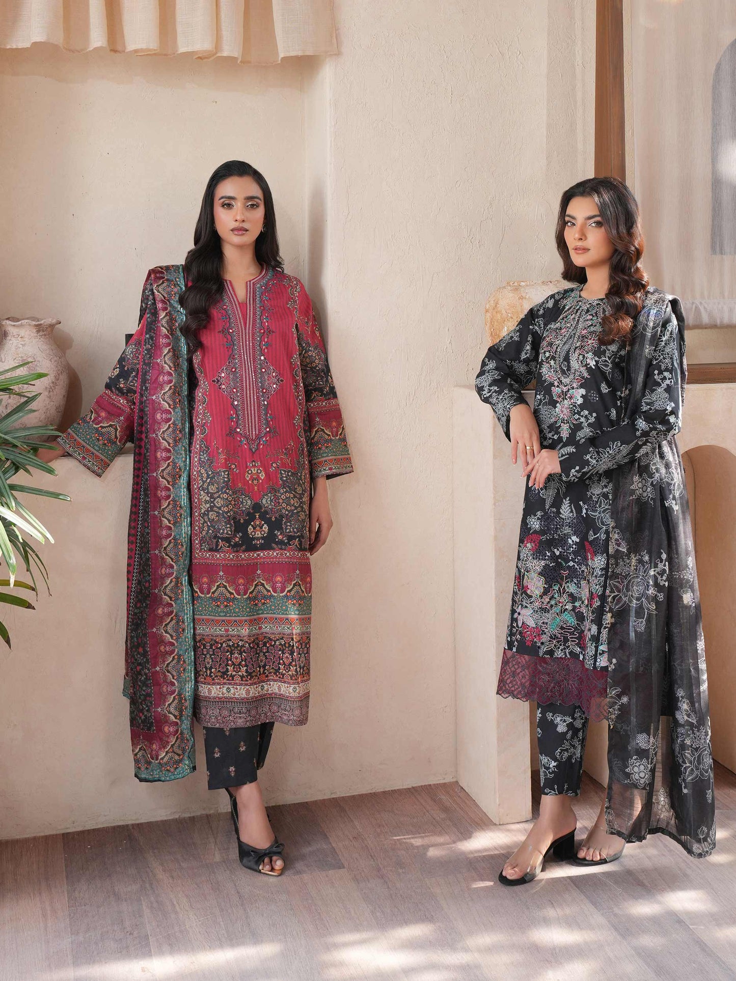 3 Piece Lawn Suit-Embroidered (Unstitched)