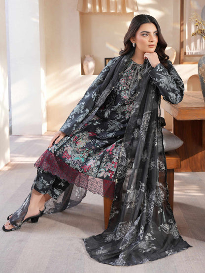 3 Piece Lawn Suit-Embroidered (Unstitched)