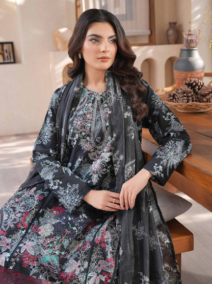 3 Piece Lawn Suit-Embroidered (Unstitched)