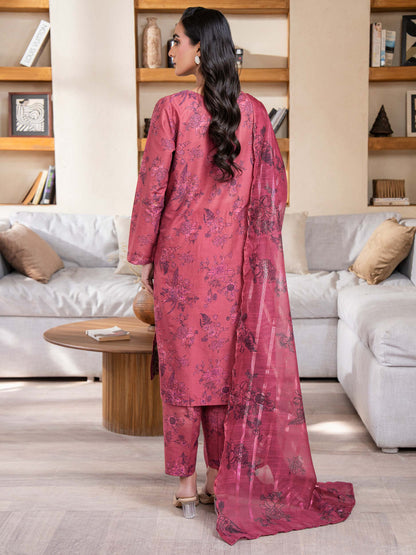 3 Piece Lawn Suit-Embroidered (Unstitched)