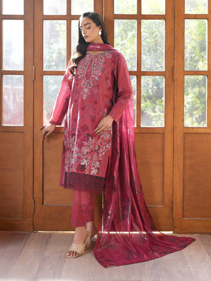 3 Piece Lawn Suit-Embroidered (Unstitched)