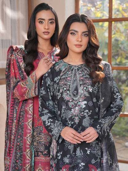 3 Piece Lawn Suit-Embroidered (Unstitched)