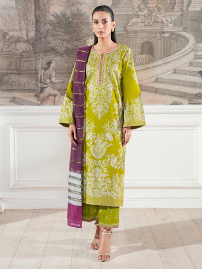3 Piece Lawn Suit-Embroidered (Unstitched)