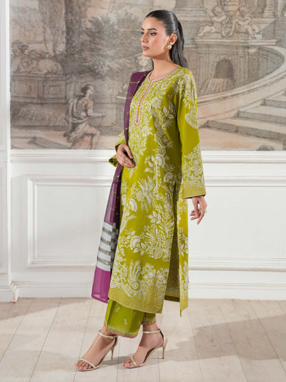 3 Piece Lawn Suit-Embroidered (Unstitched)