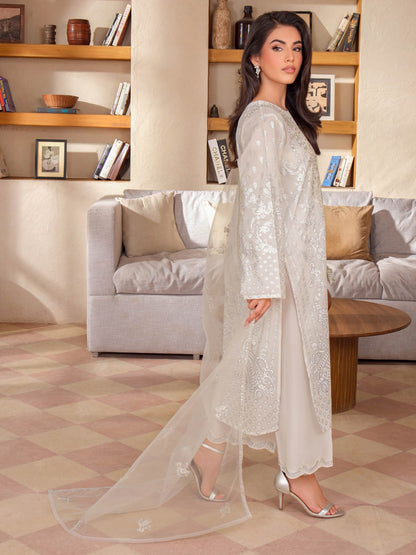 3 Piece Lawn Suit-Embroidered (Unstitched)