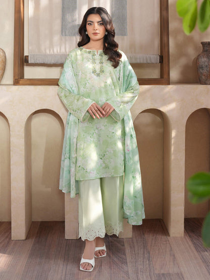 3 Piece Lawn Suit-Embroidered (Unstitched)
