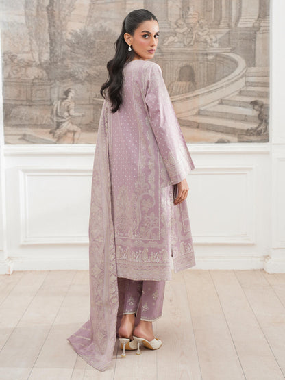3 Piece Lawn Suit Embroidered (Unstitched)