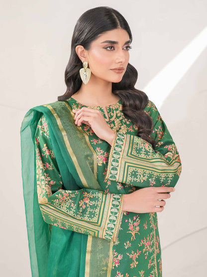 3 Piece Lawn Suit-Paste Print (Unstitched)