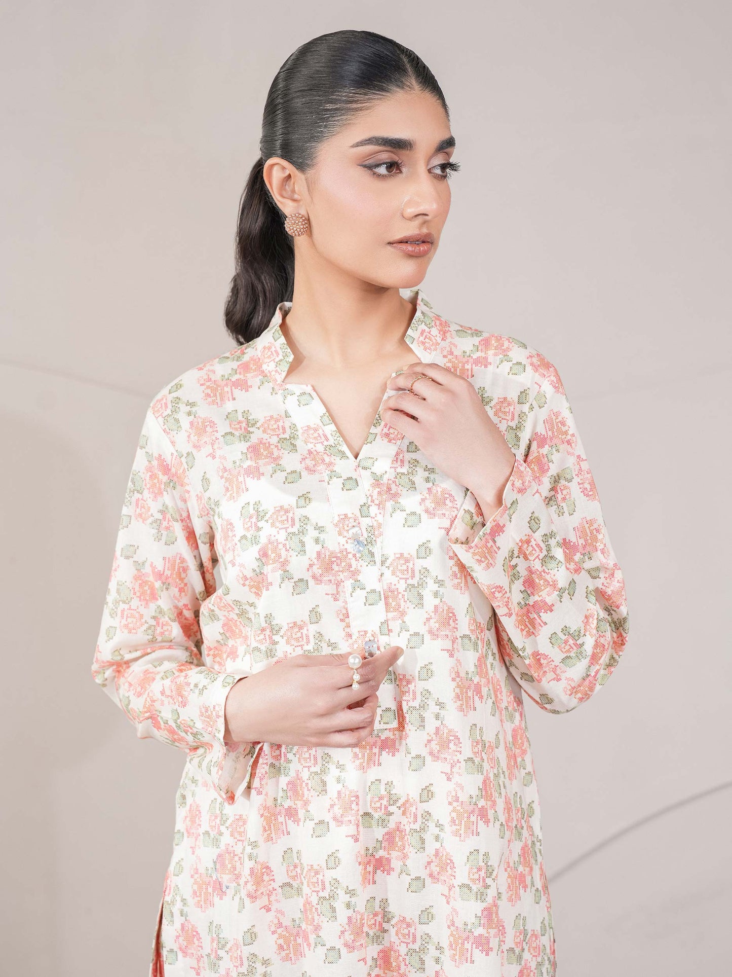 2 Piece Lawn Suit-Printed (Unstitched)