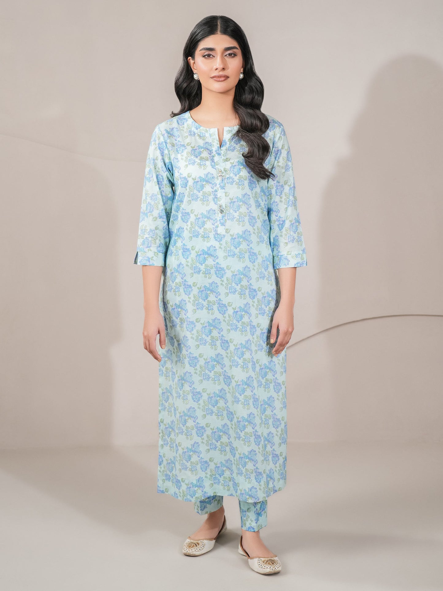 2 Piece Lawn Suit-Printed (Unstitched)