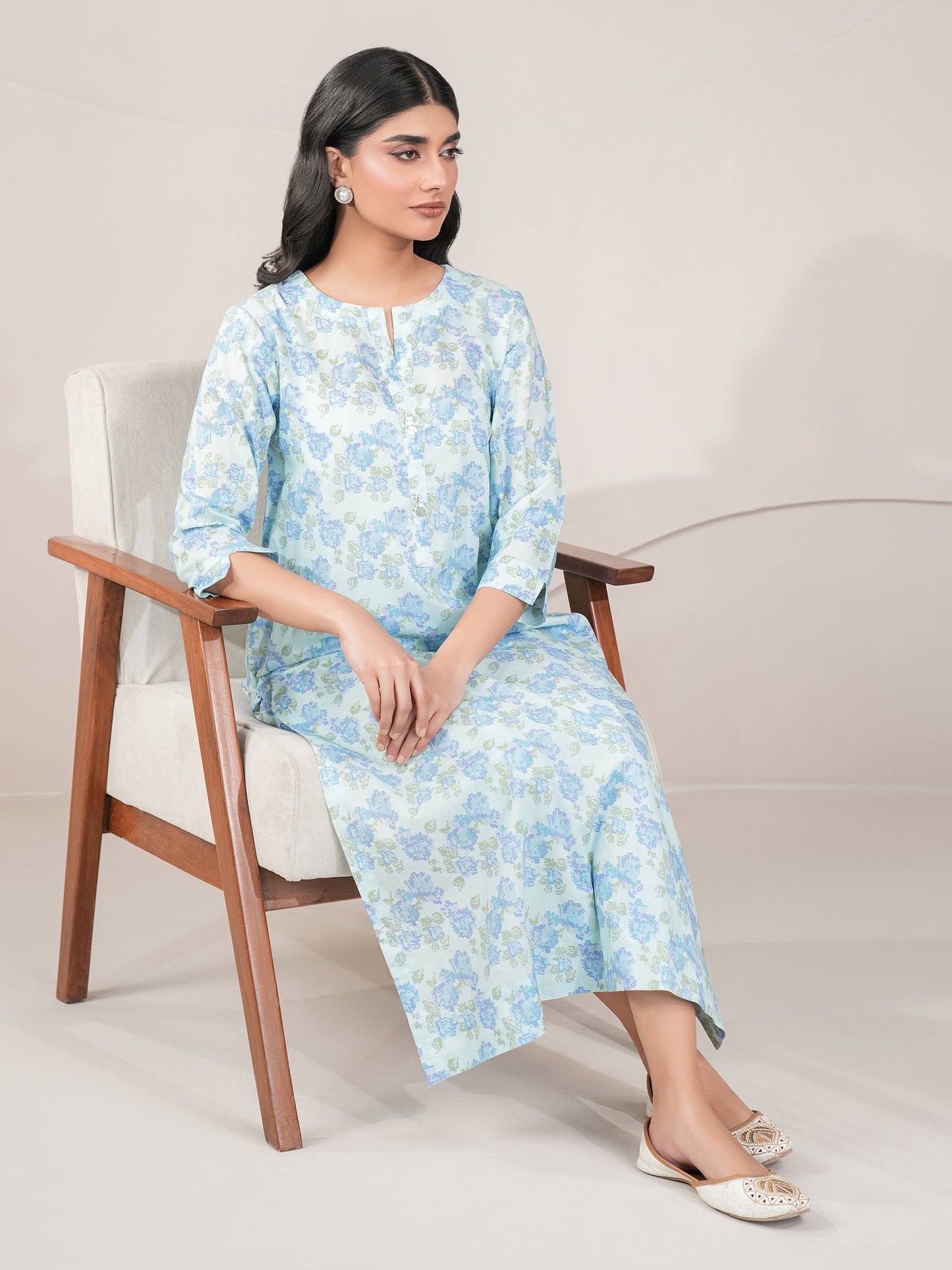 2 Piece Lawn Suit-Printed (Unstitched)