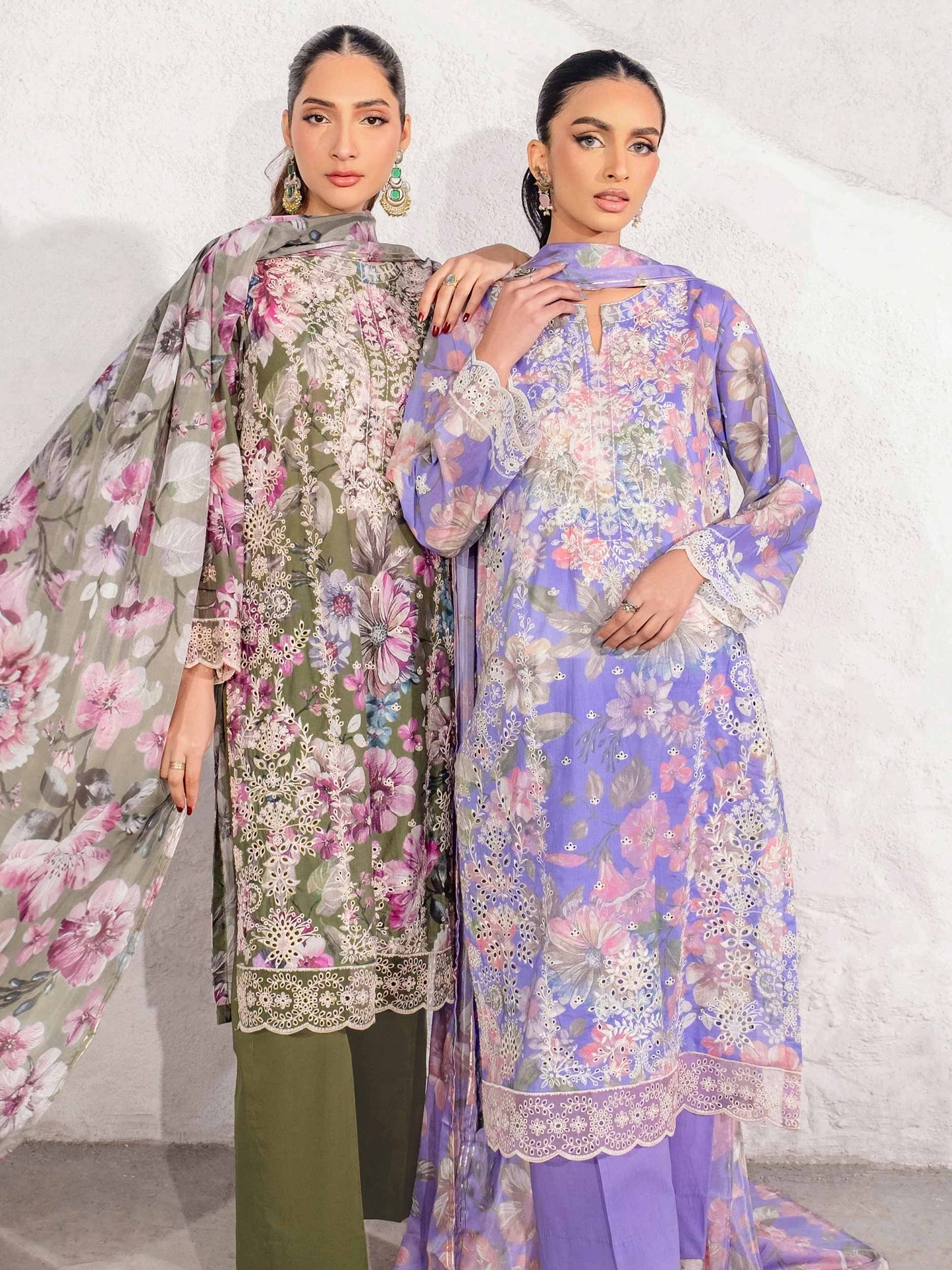 3 Piece Lawn Suit-Embroidered (Unstitched)