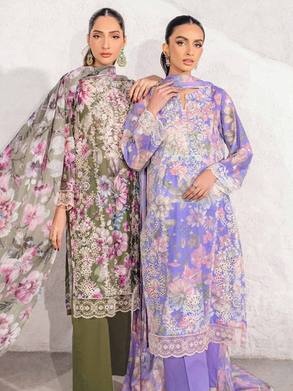 3 Piece Lawn Suit-Embroidered (Unstitched)