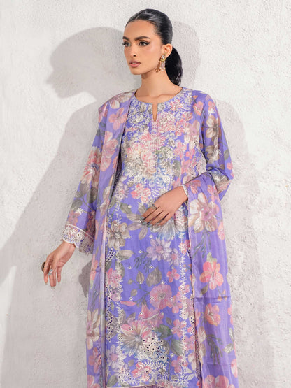 3 Piece Lawn Suit-Embroidered (Unstitched)
