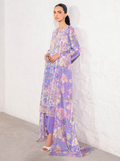 3 Piece Lawn Suit-Embroidered (Unstitched)