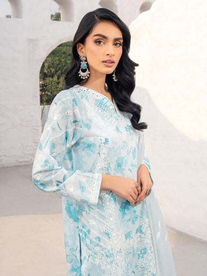 3 Piece Lawn Suit-Embroidered (Unstitched)