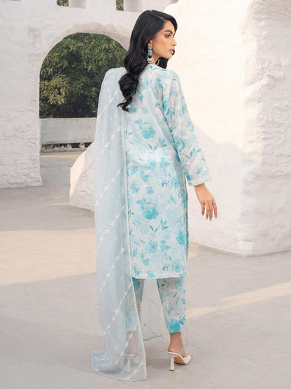 3 Piece Lawn Suit-Embroidered (Unstitched)